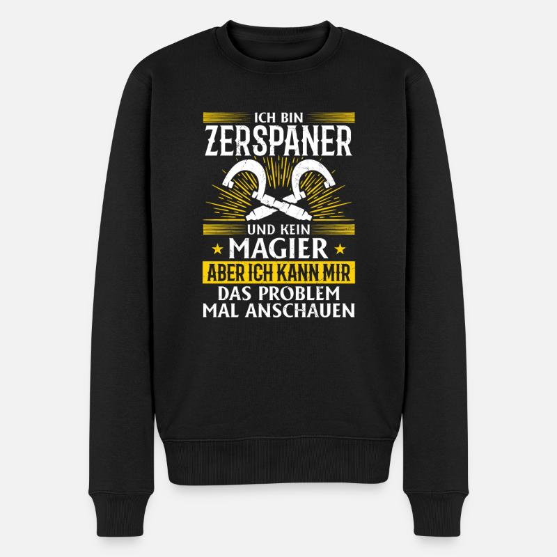 Precision instead of magic - Men's Premium Organic Jumper - black