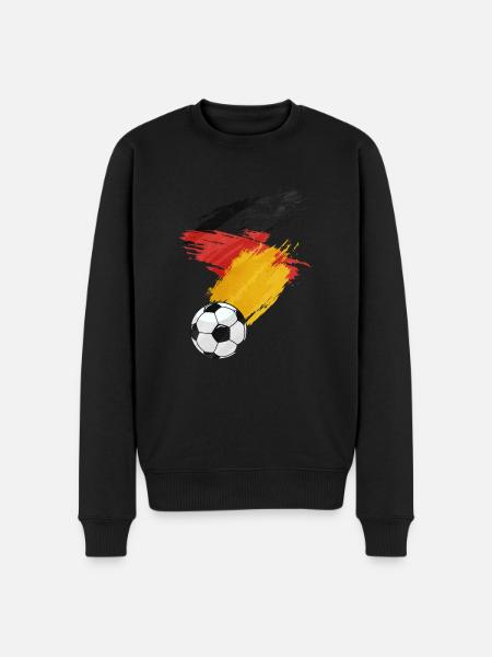 Germany Soccer Soccer Flag - Men's Premium Organic Jumper - black