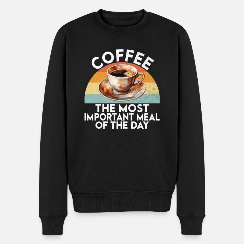 Cadeaux de café - Pull Premium bio Homme - noir