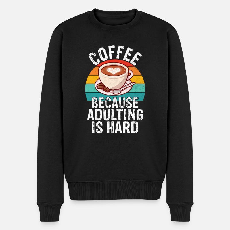 Cadeaux de café - Pull Premium bio Homme - noir