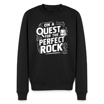 Géologie Pierre Chasse Agate Chasseur Pierre Collecte - Pull Premium bio Homme - noir - Devant - Nico (187cm)