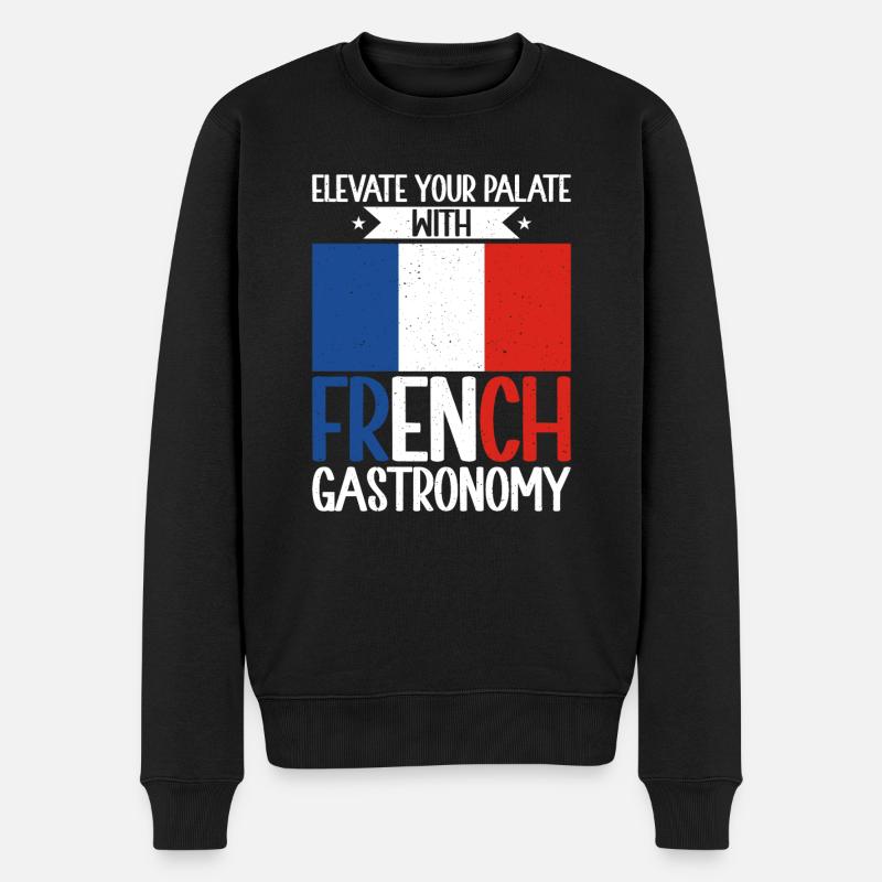 Cadeaux de cuisine française - Pull Premium bio Homme - noir