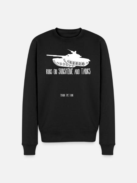 Tank Combat Battle Tanks MBT - Men's Premium Organic Jumper - black