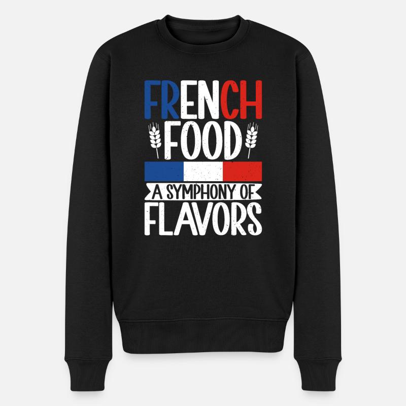 Cadeaux de cuisine française - Pull Premium bio Homme - noir