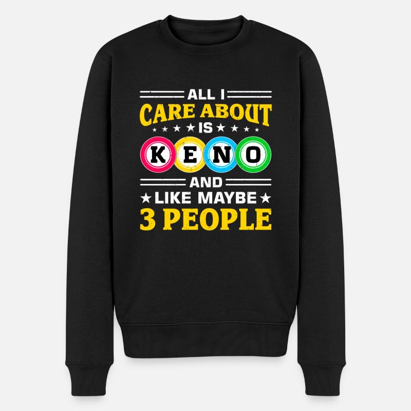 Keno - Pull Premium bio Homme - noir