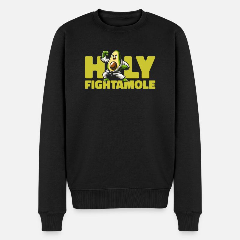Karaté Avocat Holy Fightamole - Pull Premium bio Homme - noir