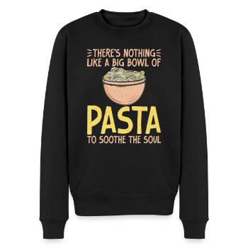 Italian Food Gifts - Männer Premium Bio Pullover - Schwarz - Vorne - Nico (187cm)