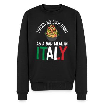 Italian Food Gifts - Männer Premium Bio Pullover - Schwarz - Vorne - Nico (187cm)