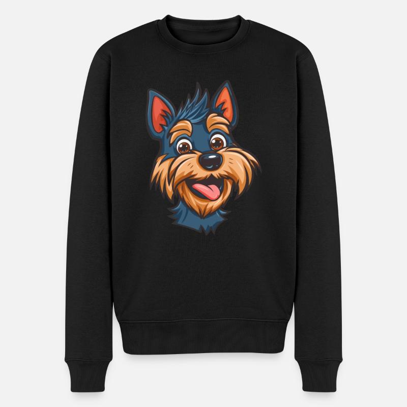 Terrier australien | Terrier australien - Pull Premium bio Homme - noir