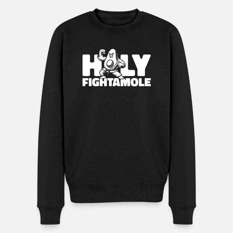 Karaté Avocat Holy Fightamole - Pull Premium bio Homme - noir
