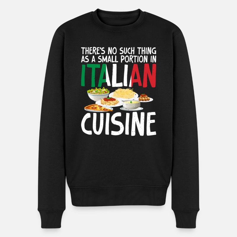 Cadeaux de cuisine italienne - Pull Premium bio Homme - noir