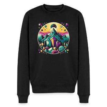 Géologie Pierre Chasse Agate Chasseur Pierre Collecte - Pull Premium bio Homme - noir - Devant - Nico (187cm)