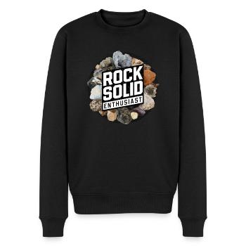 Géologie Pierre Chasse Agate Chasseur Pierre Collecte - Pull Premium bio Homme - noir - Devant - Nico (187cm)