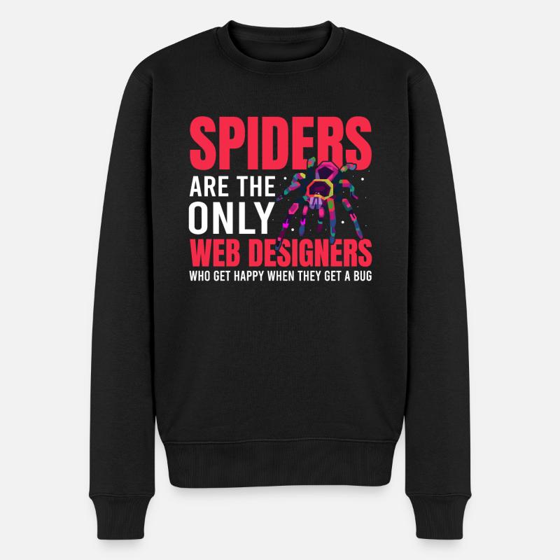 Tarentule Terrarium Amphibian Spider - Pull Premium bio Homme - noir