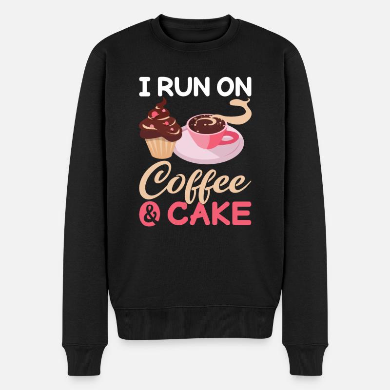 Cake Lover Cake Gift - Männer Premium Bio Pullover - Schwarz