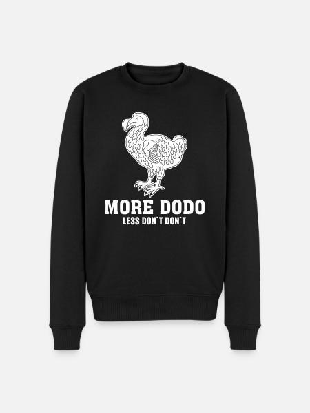 Dodo Joke Dodos - Men's Premium Organic Jumper - black