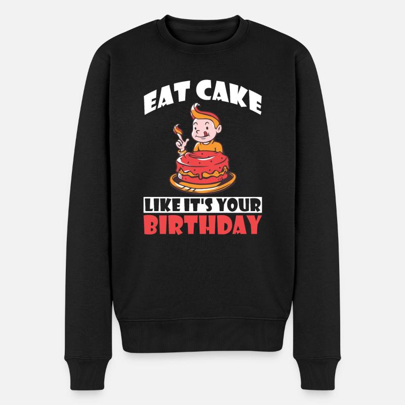Cake Lover Cake Gift - Pull Premium bio Homme - noir