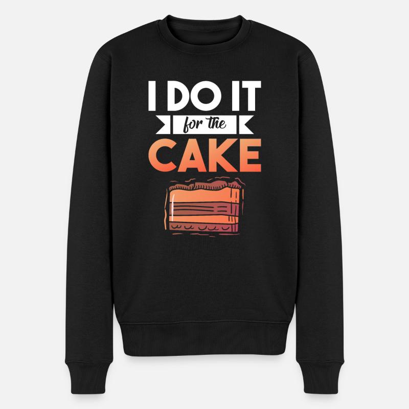 Gâteau d’amoureux des gâteaux - Pull Premium bio Homme - noir