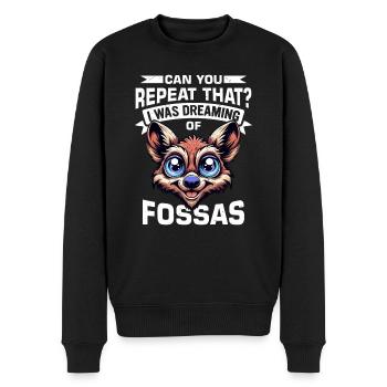 Fossa Animal - Pull Premium bio Homme - noir - Devant - Nico (187cm)