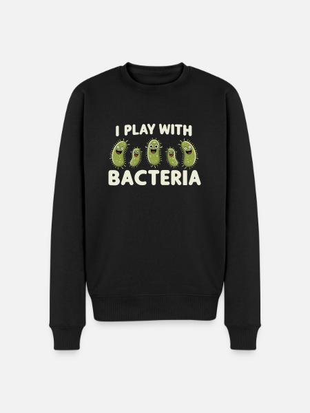 Microbiologist Microbiology Lab Staph Biology - Men's Premium Organic Jumper - black
