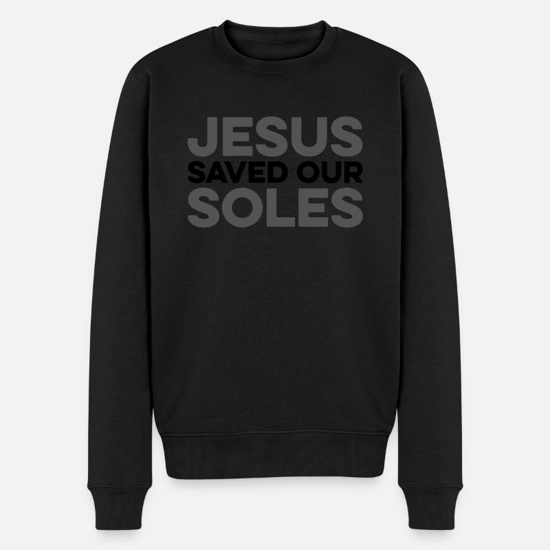 Sneakers Christian - Männer Premium Bio Pullover - Schwarz