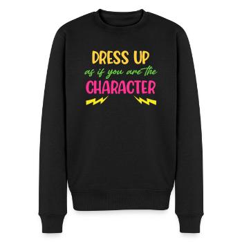 Dress up as if you were the cosplayer costume - Men's Premium Organic Jumper - black - Front - Nico (187cm)