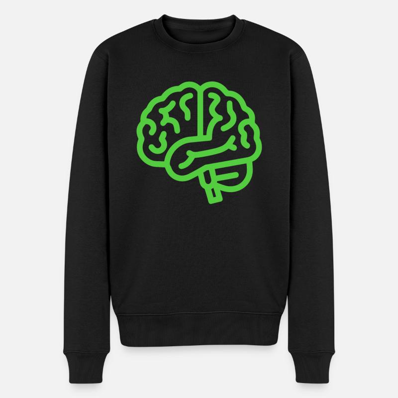 sensibilisation santé mentale - Pull Premium bio Homme - noir