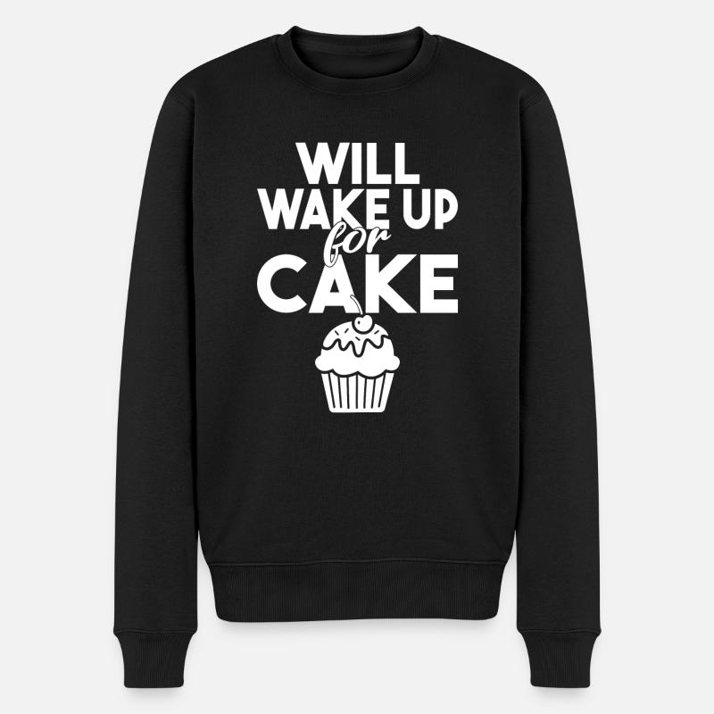 Cake Lover Cake Gift - Männer Premium Bio Pullover - Schwarz