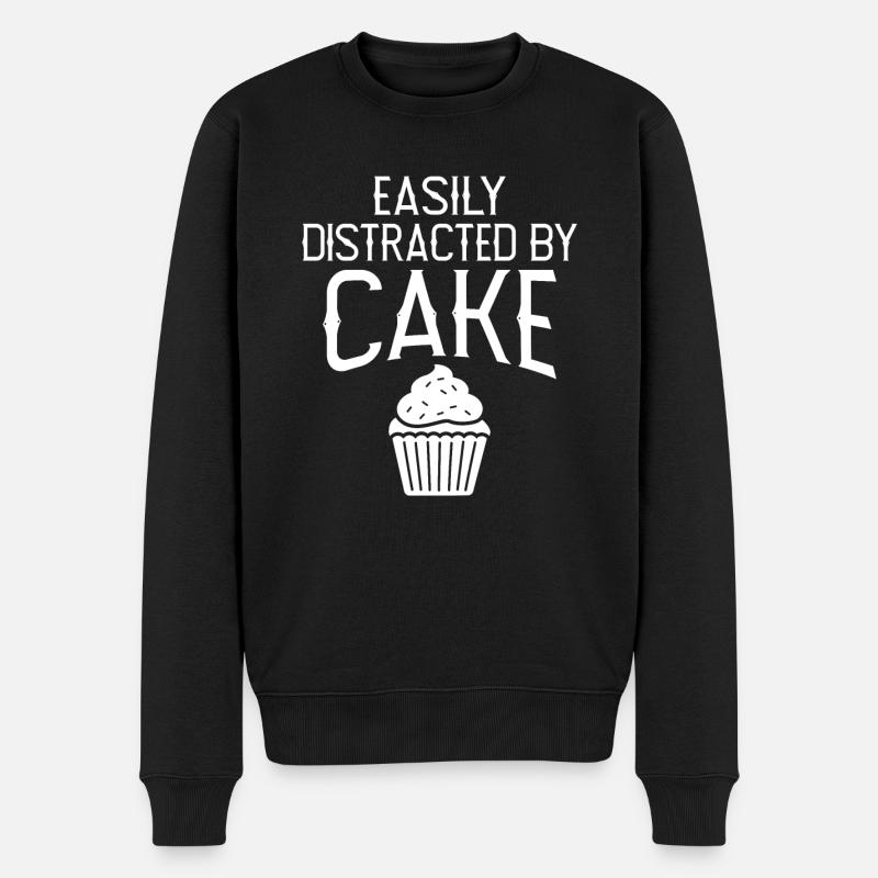 Cake Lover Cake Gift - Männer Premium Bio Pullover - Schwarz