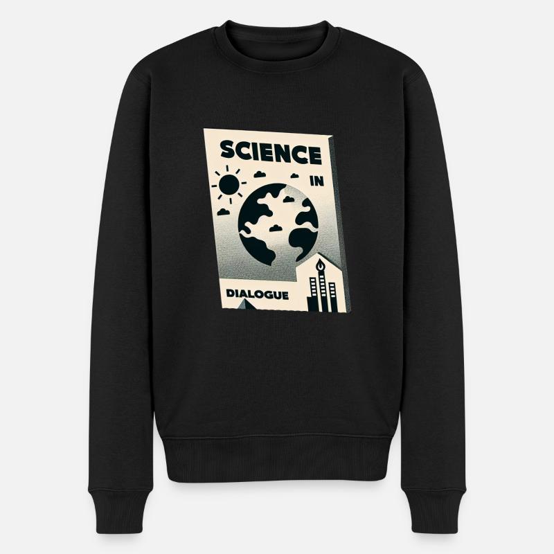 La science en dialogue - Pull Premium bio Homme - noir