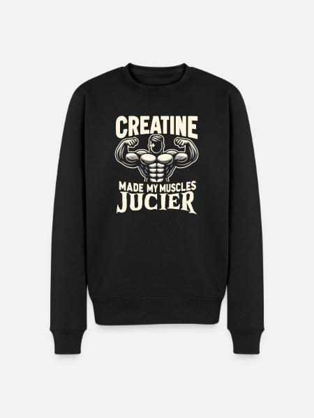 Musculation, Powerlifting, Haltération, Fitness - Pull Premium bio Homme - noir