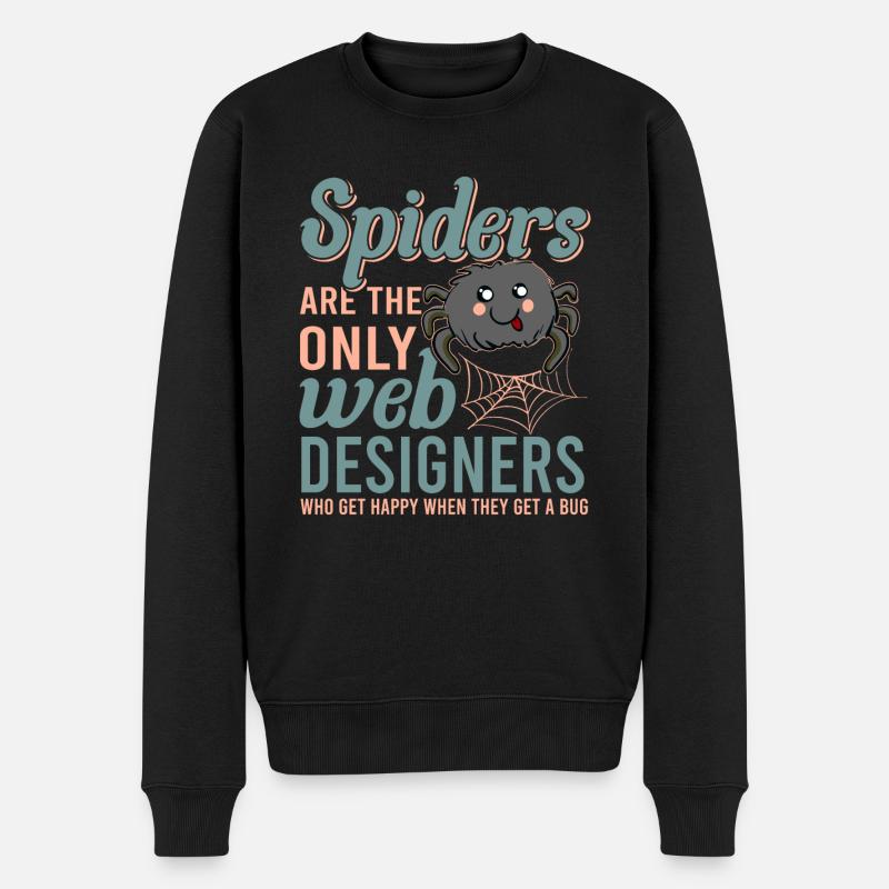 Tarentule Terrarium Amphibian Spider - Pull Premium bio Homme - noir