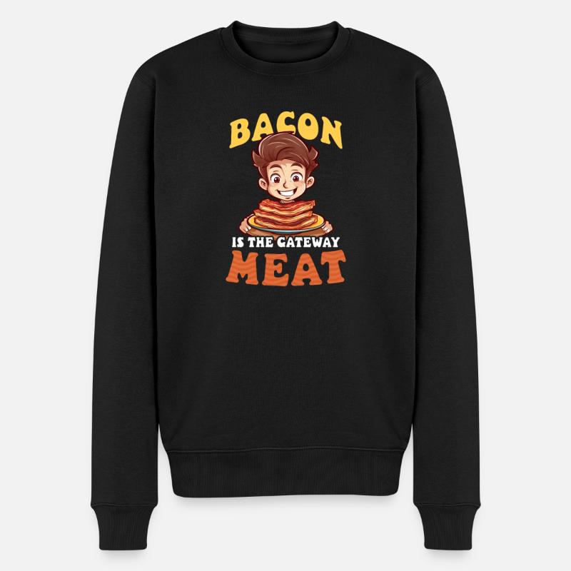 Bacon Gateway Viande - Pull Premium bio Homme - noir