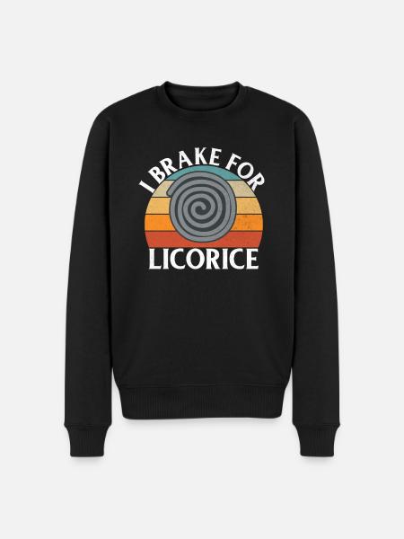 Licorice Gifts - Men's Premium Organic Jumper - black