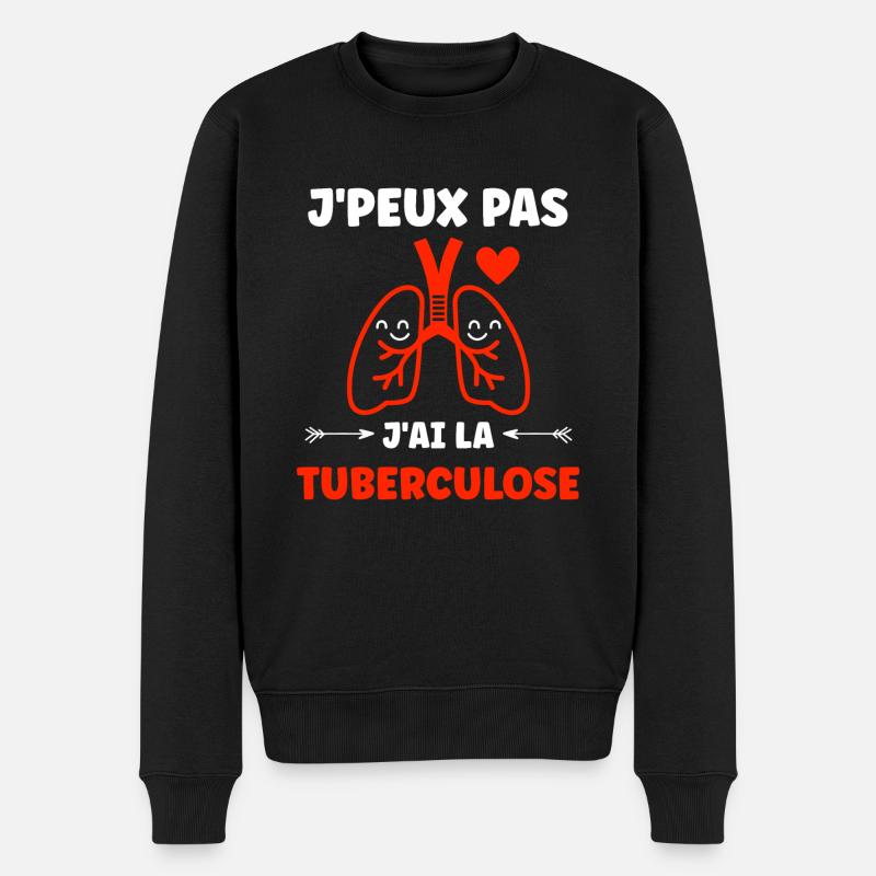 Sensibilisation à la tuberculose - Pull Premium bio Homme - noir