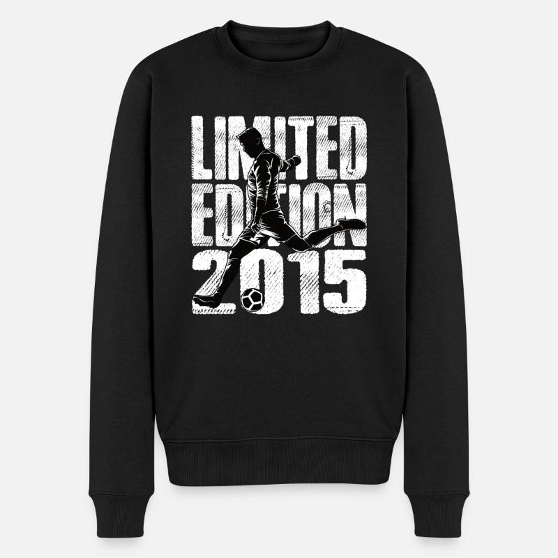 Limited Edition 2015 Limited Edition Fußball - Männer Premium Bio Pullover - Schwarz