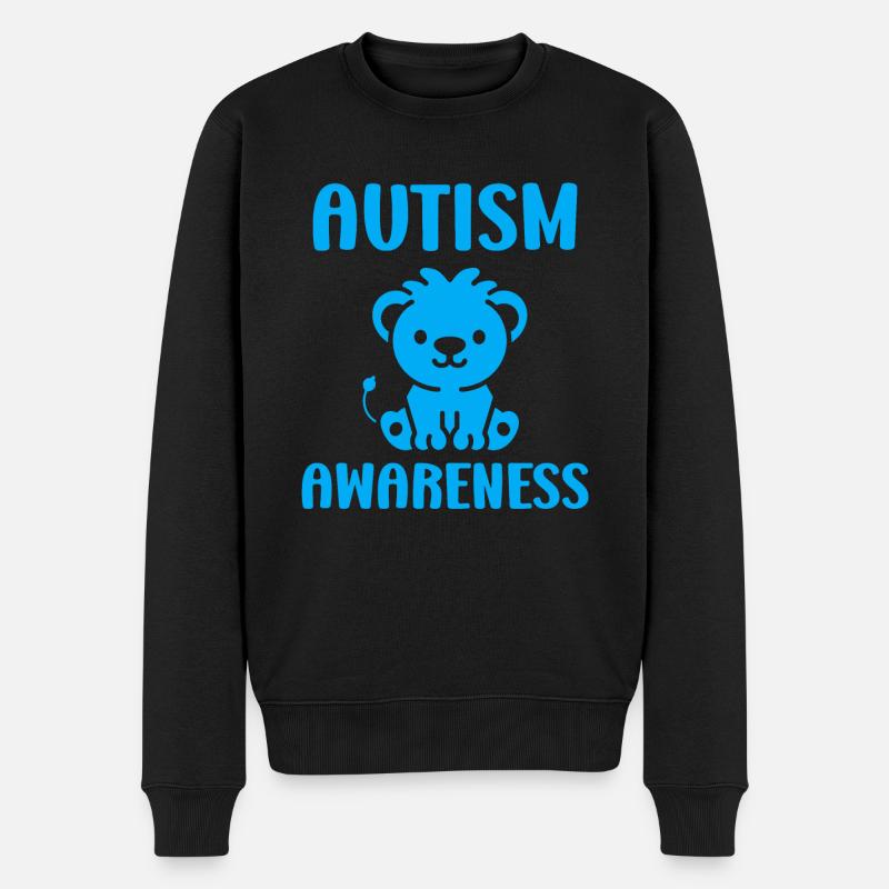 sensibilisation à l'autisme autiste - Pull Premium bio Homme - noir