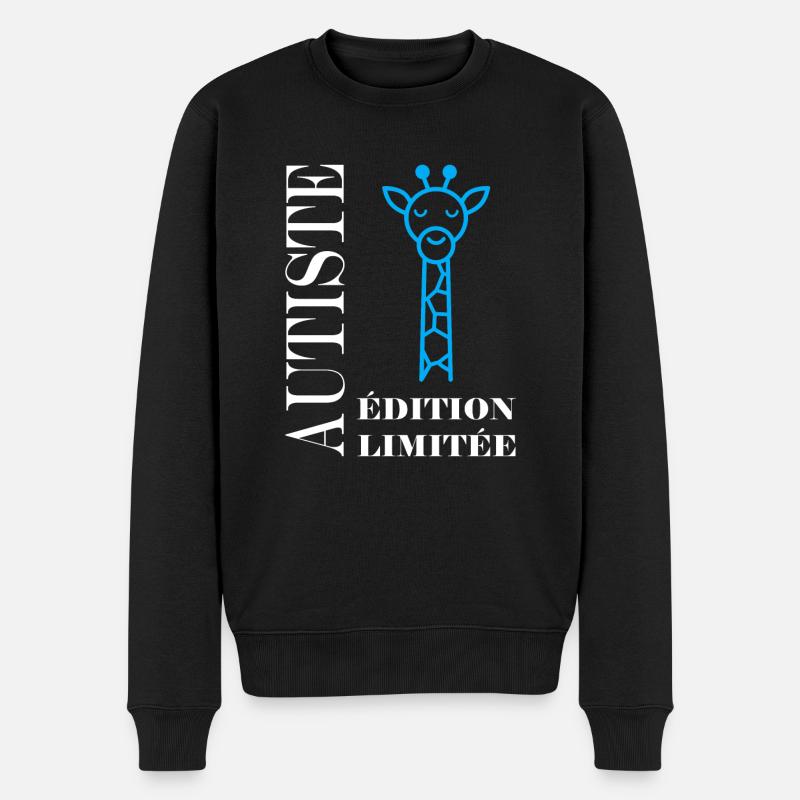 sensibilisation à l'autisme autiste - Pull Premium bio Homme - noir