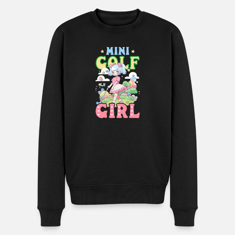 Fille de golf - Pull Premium bio Homme - noir