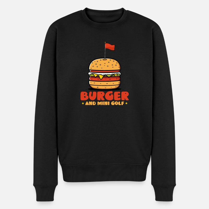 Burger Et Minigolf - Pull Premium bio Homme - noir