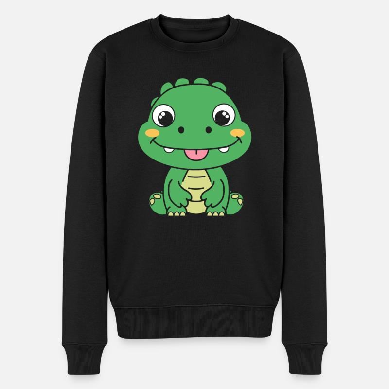 Crocodile - Pull Premium bio Homme - noir