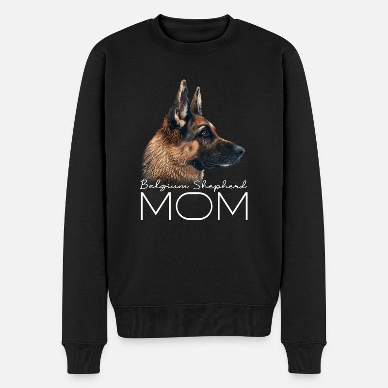Maman berger belge - Pull Premium bio Homme - noir