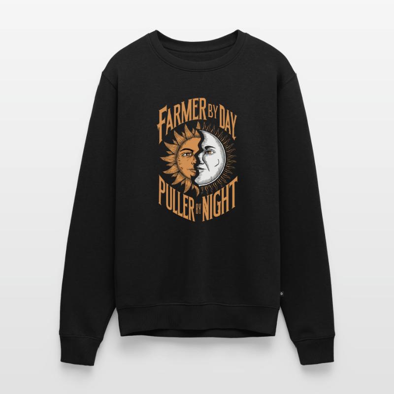 Tractor Pulling Tractor Pulling Tractor Power Farm Männer Premium Bio Pullover