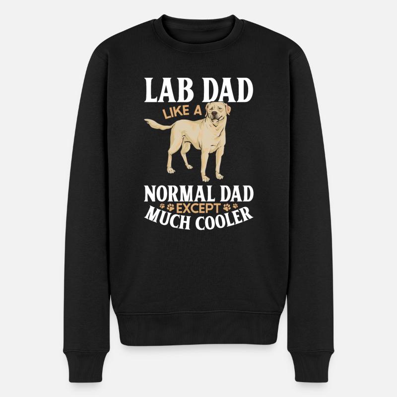 Labrador Retriever jaune - Pull Premium bio Homme - noir