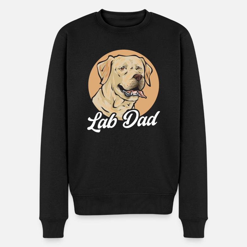 Labrador Retriever jaune - Pull Premium bio Homme - noir