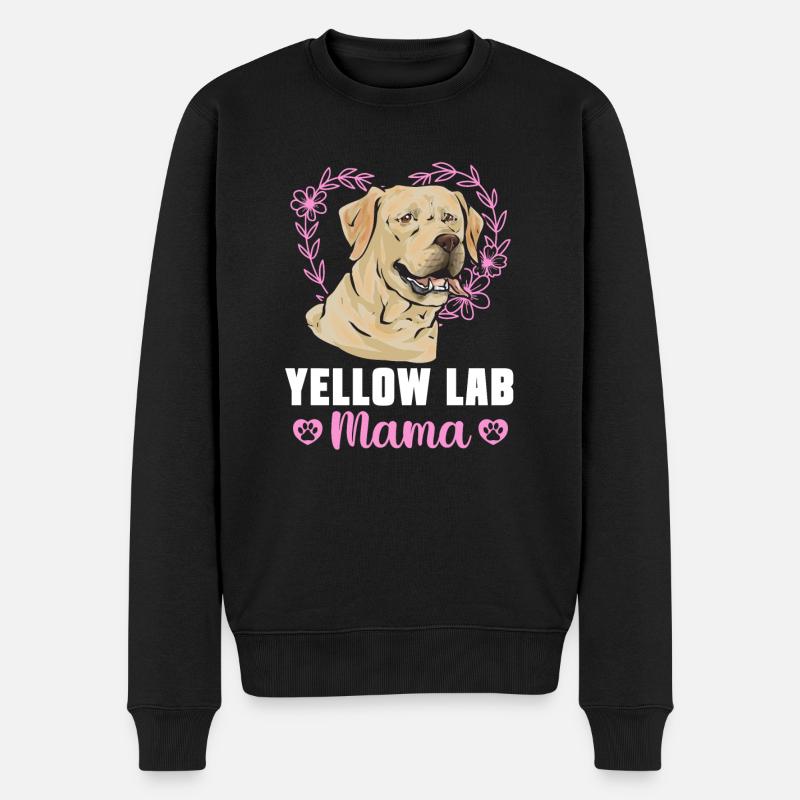 Labrador Retriever jaune - Pull Premium bio Homme - noir