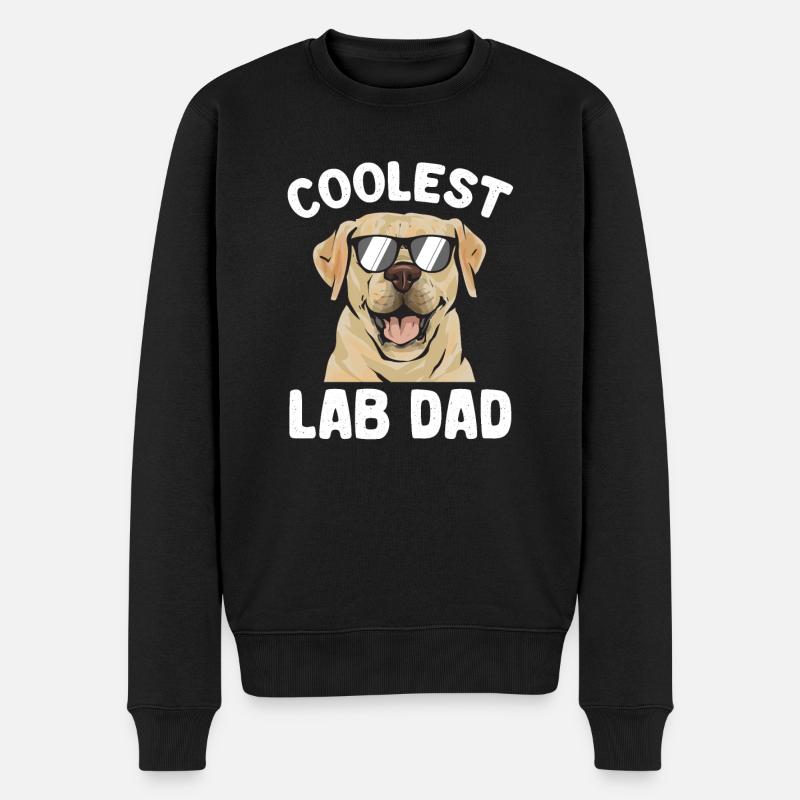 Labrador Retriever jaune - Pull Premium bio Homme - noir