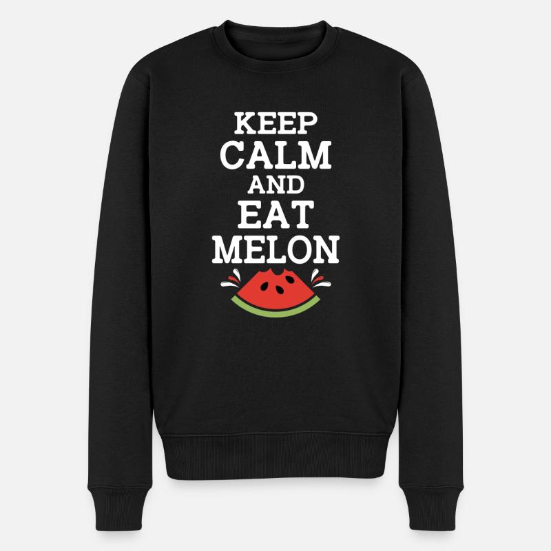 Melon Poison - Pull Premium bio Homme - noir