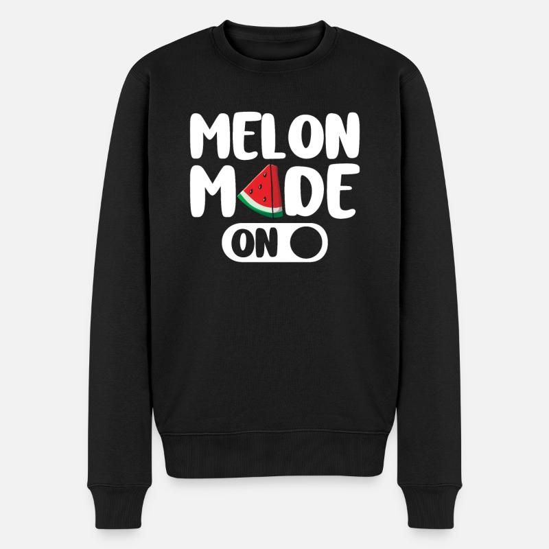 Melon Poison - Pull Premium bio Homme - noir