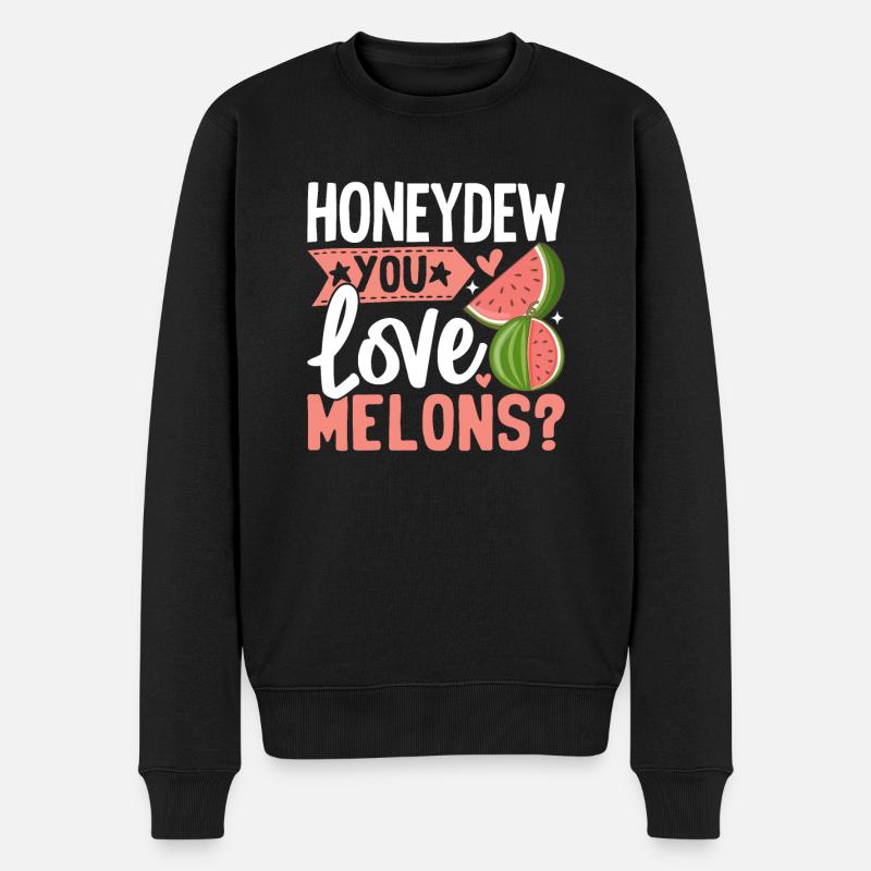 Melon Poison - Pull Premium bio Homme - noir
